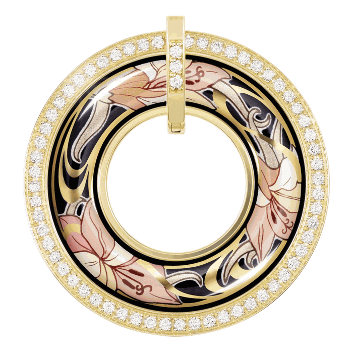 Медальон с диамантен кант, Mucha Paris