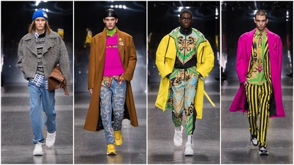 Versace: мъжка мода за есен-зима 2019/2020