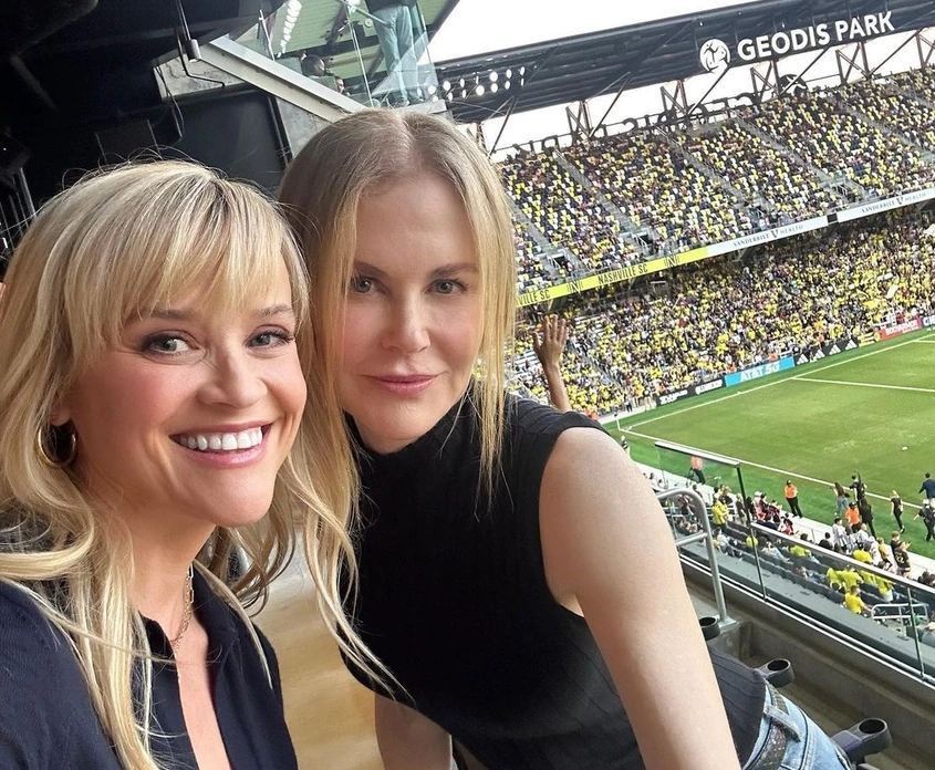 Никол Кидман и Рийз Уидърспун поздравиха Дейвид Бекъм за победата на отбора му във важен турнир