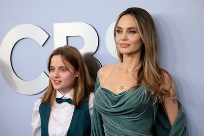 Анджелина Джоли и дъщеря ѝ Вивиен на наградите ''Тони''