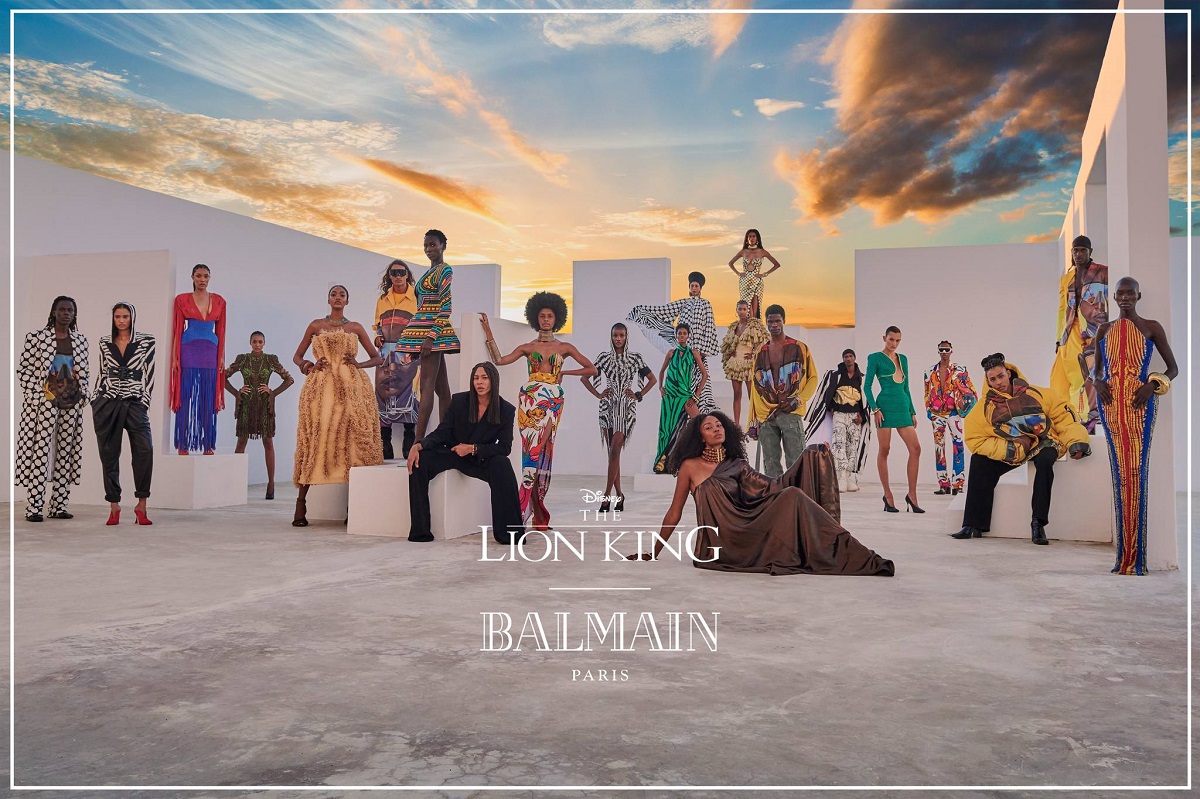 Оливие Рустейн се вдъхновява от собствената си история за колекцията Disney x Balmain: Цар Лъв