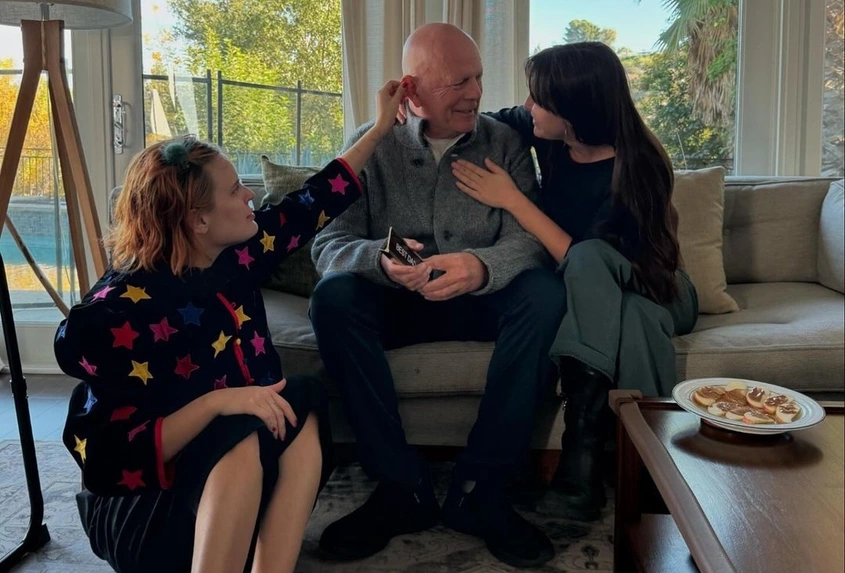 Дъщерите на Брус Уилис: Ти си най-добрият баща на всички времена
