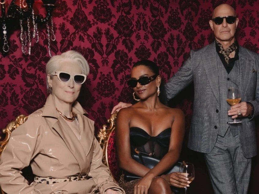 Мерил Стрийп и Стенли Тучи гости на ревюто на Dolce & Gabbana 