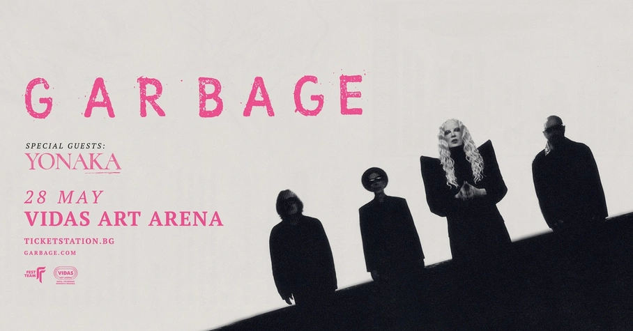 YONAKA подгряват Garbage на 28 май в София