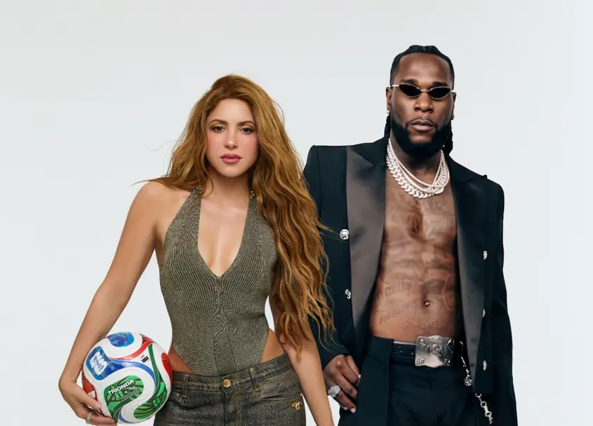 Шакира и Burna Boy обединяват музика и футбол в глобална кауза за FIFA World Cup 2026™